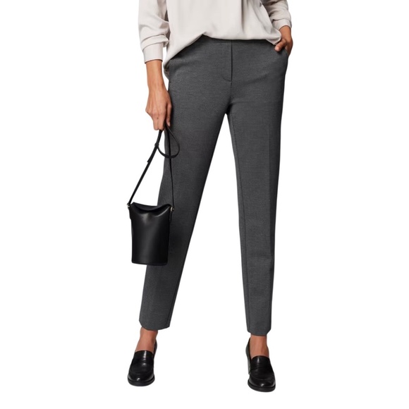 J.JILL PONTE WELT-POCKETS SLIM-LEG PANTS - Picture 1 of 5